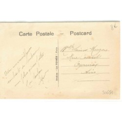 n°30651 -  Carte Brodée - Voeux de Jour de l'An - Houx et Gui - édition La Pensée