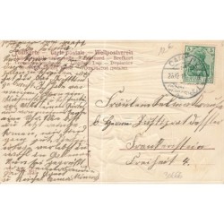 n°30666 - Carte Gaufrée - Frohe Weihnachten - Ange Gardien et enfants en prière devant le Sapin de Noël (1912)
