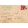 n°30676 -  Carte Gaufrée - Bonne Année - Bouteilles de Champagne & Lune humanisée