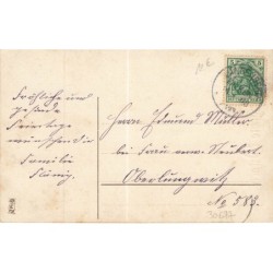 n°30677 - Pâques - MSIB 13848 - Gesegnete Ostern - Ange Gardien aux fleurs et Lys (1908)