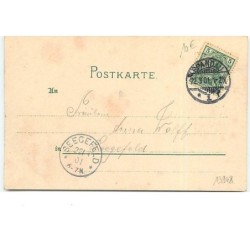 n°13948 - Carl Hirsch - Ange accrochant une guirlande de roses