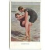 n°13974 - MM Vienne n°1124 - Krabbenfang - Couple en tenue de bain - baigneuse