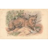 n°30702 - Illustrateur F. Specht - MM Vienne 294 - Renard couché avec plume - Animaux sauvages