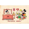 n°30711 - Walt Disney - Editions E. Séphériadès - Mickey, Minnie et les enfants - Heureuse Année !