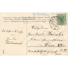 n°30716 - Carte Gaufrée - MSIB 13560 - Deux Chérubins et Roses - Calendrier 1er Janvier - Voeux de Nouvel An 1907
