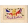 n°14012 - Carte Brodée - Royal Fusiliers