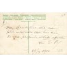 n°30736 - Carte Gaufrée - Joyeuses Pâques - Coq Chantecler habillé et poule au nid - Animaux habillés
