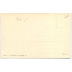n°14017 - Pellegrini - Jeune femme portant ses skis