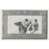 n°14020 - MJS - Art Nouveau - Couple montant des chevaux - Cartes Postales M. J. Staerck