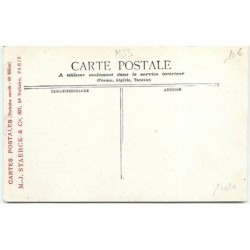 n°14020 - MJS - Art Nouveau - Couple montant des chevaux - Cartes Postales M. J. Staerck