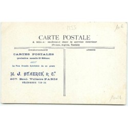 n°14021 - MJS - Art Nouveau- Jeune homme faisant la cour à une jeune femme sur une echelle - Cartes Postales J. Staerck