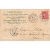 n°30765 - Carte Gaufrée - Femme à l'amphore à la fontaine - Rehauts argentés aluminium