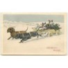 n°14026 - B.K.W.I. n°2775 - Glückliches Neujahr - Teckel - Dackel - chat