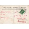 n°30791 - Carte Gaufrée - Heureuse Année - Deux fillettes aux paniers de fleurs