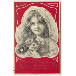 n°14044 - Jeune fille avec...