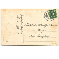 n°14073 - Carte Fantaisie - Gesegnete Weihnachten - Ange gardien apportant un sapin
