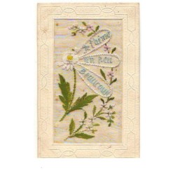 n°14103 - Carte Brodée -...