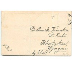 n°14133 - Carte Gaufrée - Heureuse Année - Enfants faisant du patins à glace - cochon