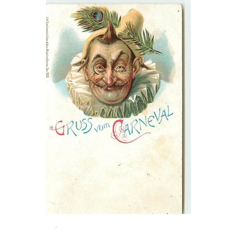 n°14150 - Gruss vom Carneval - Homme déguisé