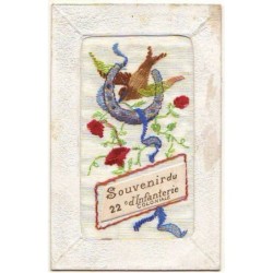 n°14154 - Carte Brodée -...