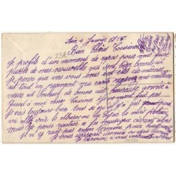 n°14154 - Carte Brodée - Souvenir du 22ème d'Infanterie Coloniale