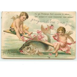 n°14165 - Carte Gaufrée -...