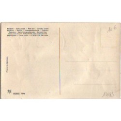 n°14183 - Joyeuses Pâques - Fillettes tirant une brouette avec un oeuf en tissu dessus