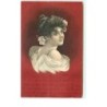 n°14195 - Clapsaddle - Portrait d'une jeune femme avec des roses dans les cheveux