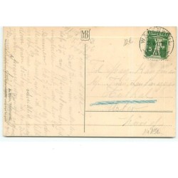 n°14198 - Carte Bordure Gaufrée - Oiseaux habillés