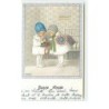 n°14216 - P. Ebner - MM Vienne n°1269 - Bonne Année - Fillettes regardant un panier garni