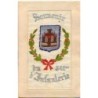 n°14252 - Carte Brodée - Souvenir du 340ème d'Infanterie - Blason de Verdun