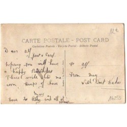 n°14253 - Carte Brodée - Good Luck - Eléphant Blanc