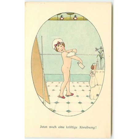 n°14273 - MM Vienne n°905 - Jetzt noch eine kräftige Abreibung - Fillette se lavant