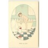 n°14274 - MM Vienne n°905 - Willst du mit - Fillette rentrant dans le bain - chat