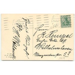 n°14278 - MM Vienne n°546 - Glückliches Neujahr - Hommes autour d'une bouteille de champagne  avec une jeune femme