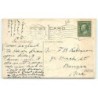 n°14336 - Carte Gaufrée - Easter Greetings - Jeune femme dans un oeuf