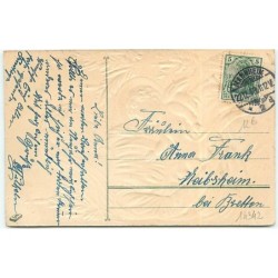 n°14342 - Carte Gaufrée - Fröhliche Weihnachten - Nativité
