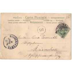 n°14396 - Carte avec Paillettes - Clapsaddle - Anges parmi des fleurs pris en Photo