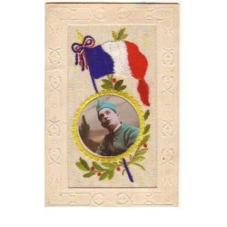 n°14501 - Carte Brodée -...