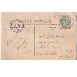 n°14508 - Sainte Catherine - Femme en photo, à côté d'un bonnet