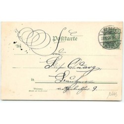 n°10443 - Carte Fantaisie - Fröhliches Neues Jahr - 1901 - Facteur
