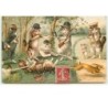 n°14569 - Maurice Boulanger - Chats chassant et tirant sur un lièvre