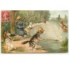 n°14570 - Maurice Boulanger - Chats pêchant