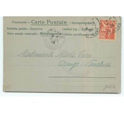 n°10454 - Carte Illustrateur - Art Nouveau - Femme dans un Médaillon