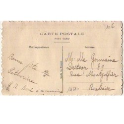 n°14610 - Carte Brodée - Ste Catherine -Fleurs