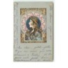 n°14626 - Carte Gaufrée - Art Nouveau - Profil d'une jeune femme