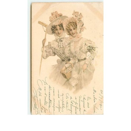 n°10459 - Carte Fantaisie - MSM - Couple de Femmes