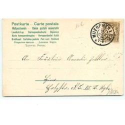 n°14684 - Carte Gaufrée - Clapsaddle - Fröhliche Weihnachten - Ange à califourchon sur une étoile