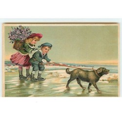 n°14694 - Carte Gaufrée -...