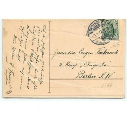 n°14698 - Carte Gaufrée - Ein glückliches Neues jahr - Main d'homme tenant des Billets